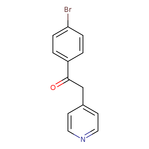 Brc1ccc(cc1)C(=O)Cc1ccncc1