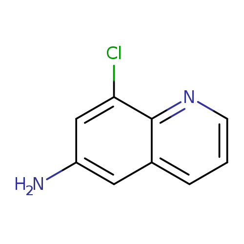 Nc1cc2cccnc2c(c1)Cl