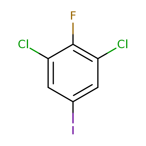 Ic1cc(Cl)c(c(c1)Cl)F