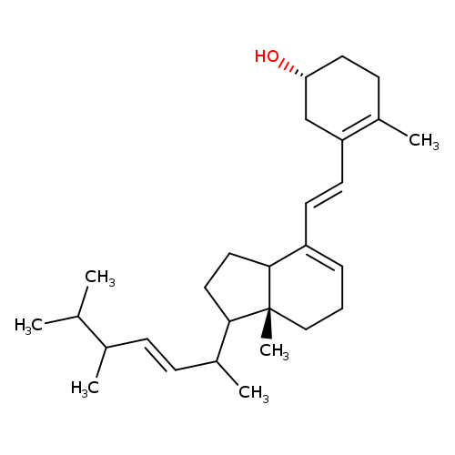 O[C@@H]1CCC(=C(C1)/C=C/C1=CCC[C@]2(C1CCC2C(/C=C/C(C(C)C)C)C)C)C
