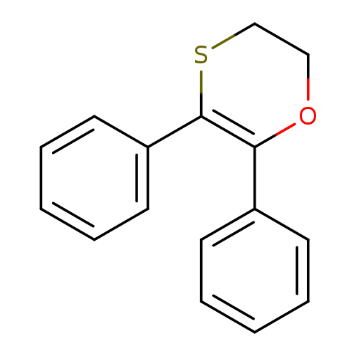 c1ccc(cc1)C1=C(OCCS1)c1ccccc1