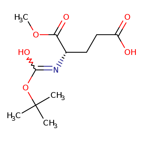 COC(=O)[C@@H](N=C(OC(C)(C)C)O)CCC(=O)O