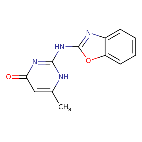 O=c1cc(C)[nH]c(n1)Nc1nc2c(o1)cccc2