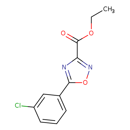 CCOC(=O)c1noc(n1)c1cccc(c1)Cl