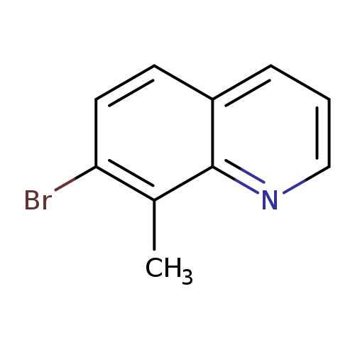 Brc1ccc2c(c1C)nccc2