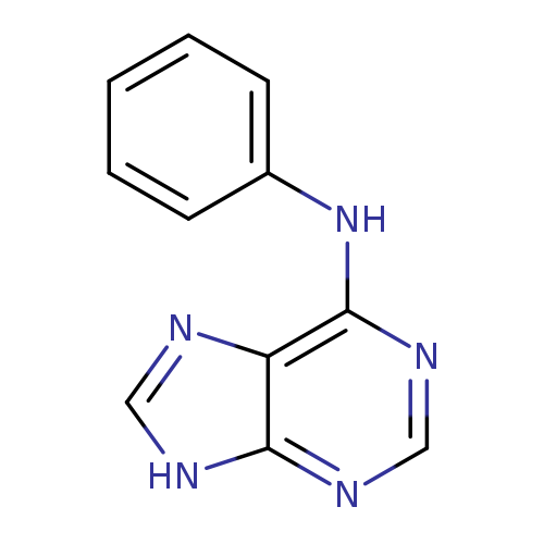 c1ccc(cc1)Nc1ncnc2c1nc[nH]2