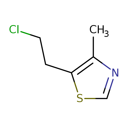 Cc1ncsc1CCCl