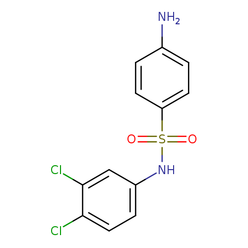 Nc1ccc(cc1)S(=O)(=O)Nc1ccc(c(c1)Cl)Cl