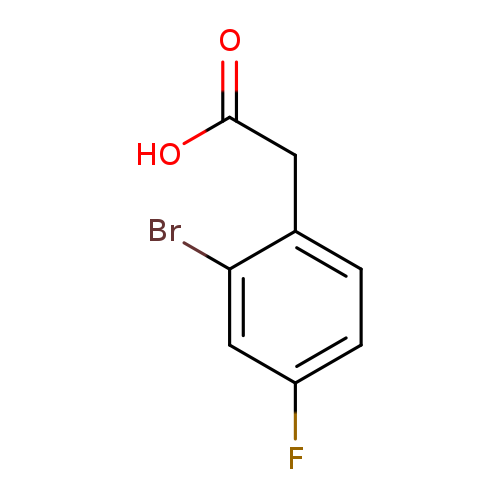 OC(=O)Cc1ccc(cc1Br)F