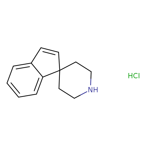 N1CCC2(CC1)C=Cc1c2cccc1.Cl