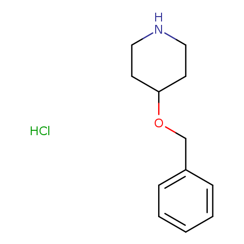 N1CCC(CC1)OCc1ccccc1.Cl
