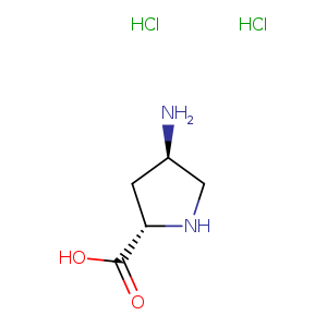 N[C@H]1CN[C@@H](C1)C(=O)O.Cl.Cl
