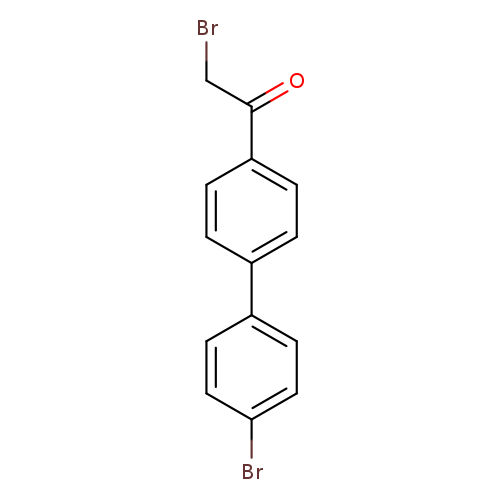 BrCC(=O)c1ccc(cc1)c1ccc(cc1)Br
