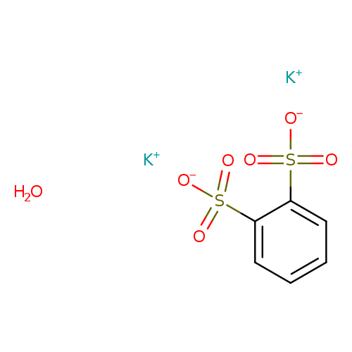 [O-]S(=O)(=O)c1ccccc1S(=O)(=O)[O-].[K+].[K+].O