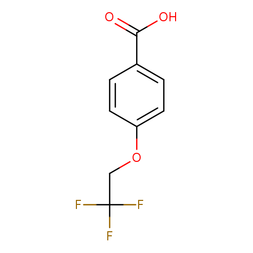 OC(=O)c1ccc(cc1)OCC(F)(F)F