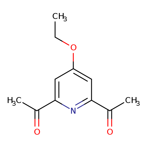 CCOc1cc(nc(c1)C(=O)C)C(=O)C