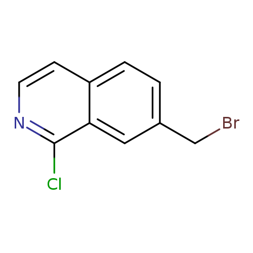 BrCc1ccc2c(c1)c(Cl)ncc2