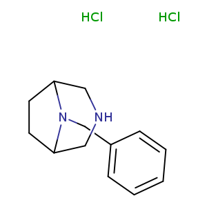 N1CC2CCC(C1)N2Cc1ccccc1.Cl.Cl