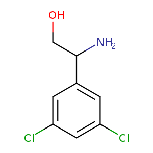 OCC(c1cc(Cl)cc(c1)Cl)N