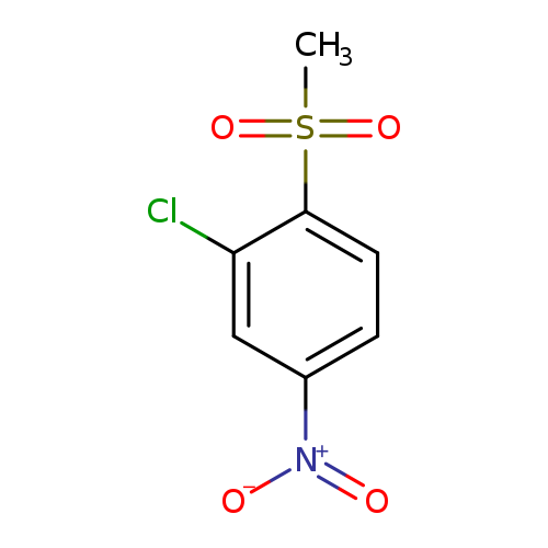 Clc1cc(ccc1S(=O)(=O)C)[N+](=O)[O-]