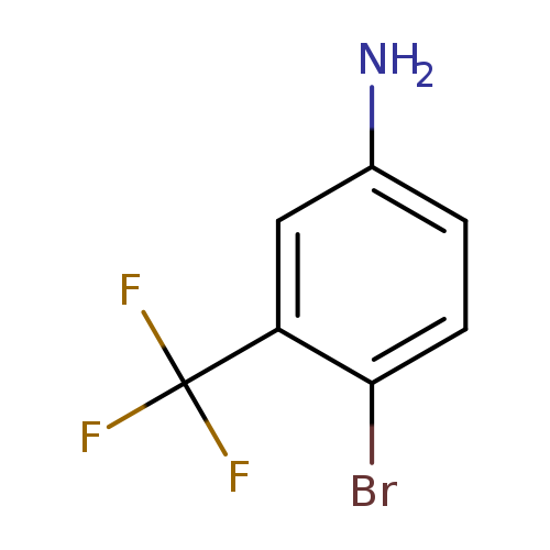 Nc1ccc(c(c1)C(F)(F)F)Br