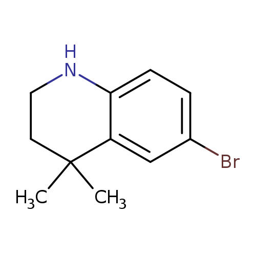 Brc1ccc2c(c1)C(C)(C)CCN2