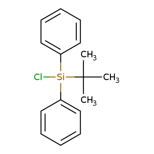 CC([Si](c1ccccc1)(c1ccccc1)Cl)(C)C