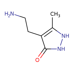 NCCc1c(C)[nH][nH]c1=O