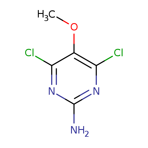 COc1c(Cl)nc(nc1Cl)N