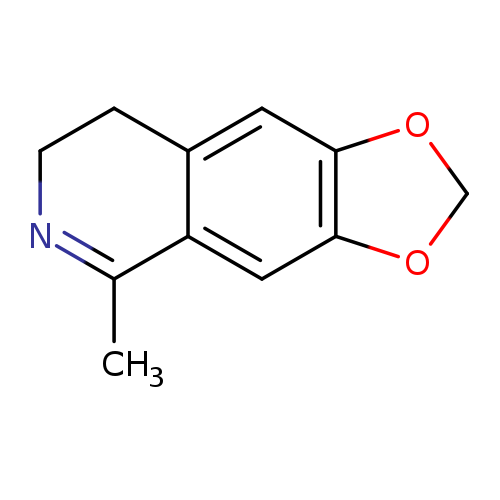 CC1=NCCc2c1cc1OCOc1c2