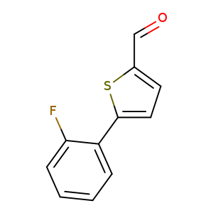 O=Cc1ccc(s1)c1ccccc1F