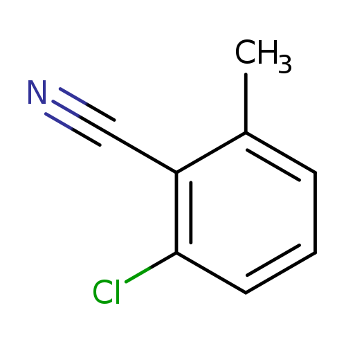 N#Cc1c(C)cccc1Cl