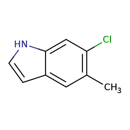 Clc1cc2[nH]ccc2cc1C