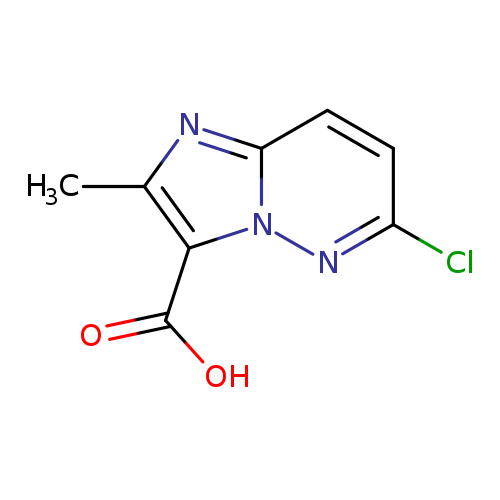 Clc1ccc2n(n1)c(C(=O)O)c(n2)C