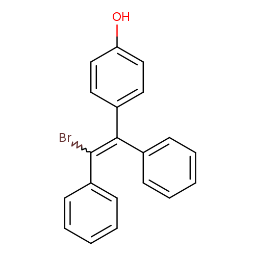 Oc1ccc(cc1)C(=C(c1ccccc1)Br)c1ccccc1