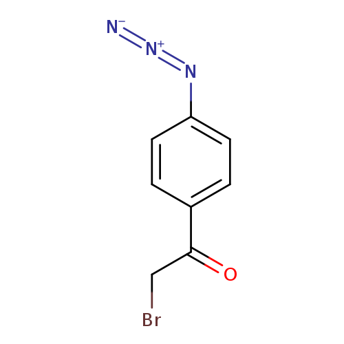 [N-]=[N+]=Nc1ccc(cc1)C(=O)CBr