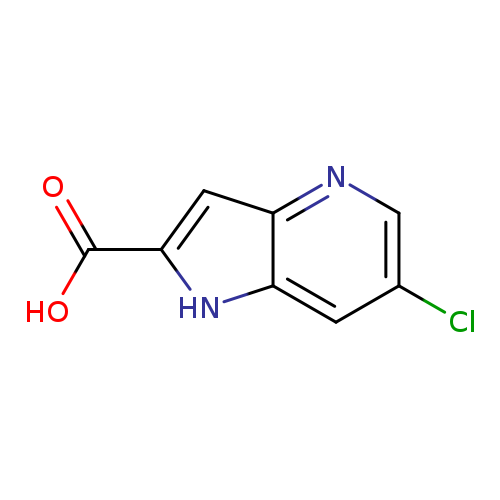 Clc1cnc2c(c1)[nH]c(c2)C(=O)O