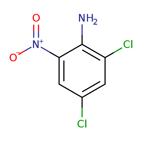 Clc1cc(Cl)c(c(c1)[N+](=O)[O-])N