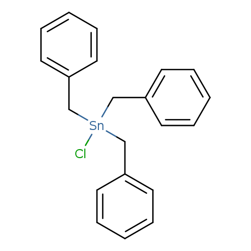 Cl[Sn](Cc1ccccc1)(Cc1ccccc1)Cc1ccccc1