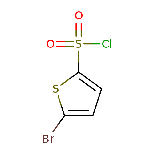 Brc1ccc(s1)S(=O)(=O)Cl