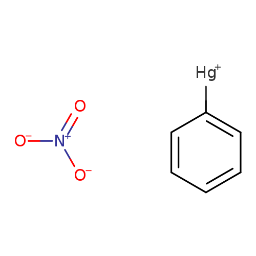 [Hg+]c1ccccc1.[O-][N+](=O)[O-]