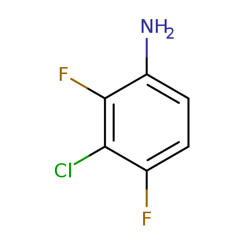 Nc1ccc(c(c1F)Cl)F