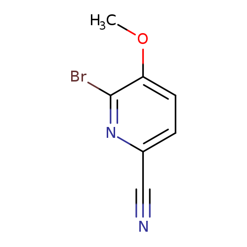 N#Cc1ccc(c(n1)Br)OC