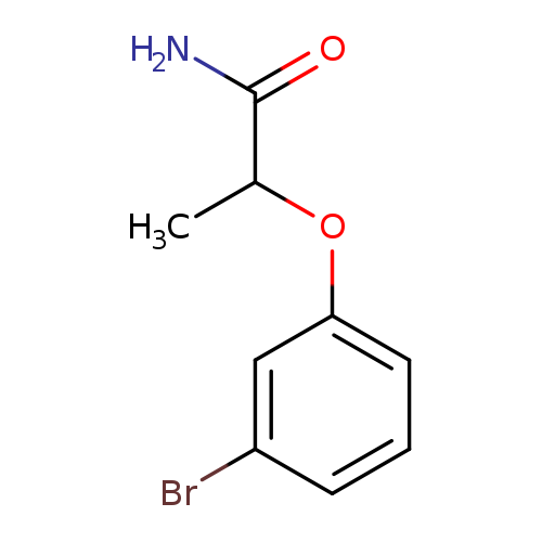 NC(=O)C(Oc1cccc(c1)Br)C