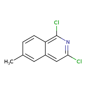 Cc1ccc2c(c1)cc(nc2Cl)Cl