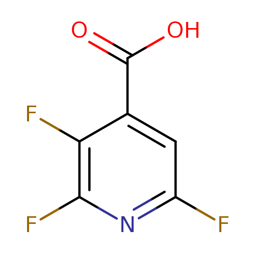 Fc1nc(F)c(c(c1)C(=O)O)F