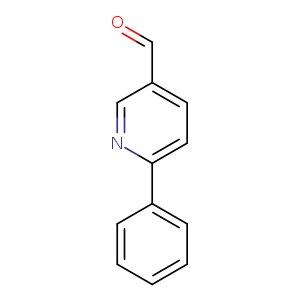 O=Cc1ccc(nc1)c1ccccc1