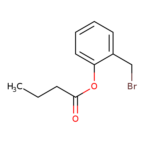 CCCC(=O)Oc1ccccc1CBr