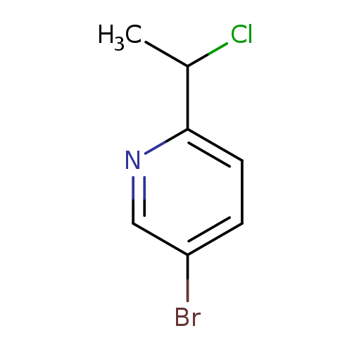 Brc1ccc(nc1)C(Cl)C