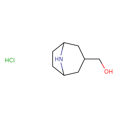 OCC1CC2CCC(C1)N2.Cl